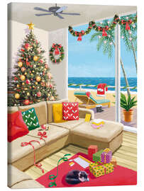 Leinwandbild Kalifornische Weihnachten