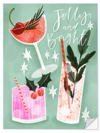 Wandsticker Jolly and bright