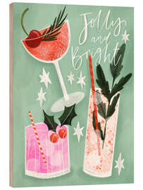 Holzbild Jolly and bright