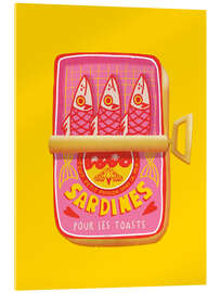 Acrylglasbild Sardines pour les toasts