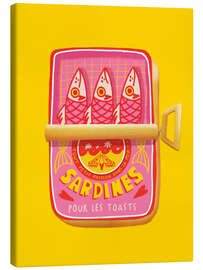 Leinwandbild Sardines pour les toasts