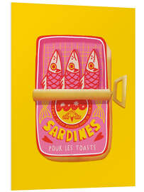 Hartschaumbild Sardines pour les toasts