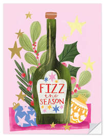 Wandsticker Fizz the Season