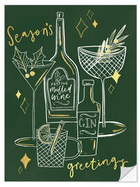 Wandsticker Season's greetings - Lucy Hook