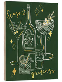 Holzbild Season's greetings - Lucy Hook