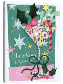 Leinwandbild Christmas cheers!