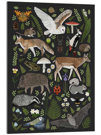 Acrylglasbild Charaktere der Natur III