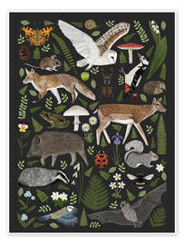 Poster Charaktere der Natur III