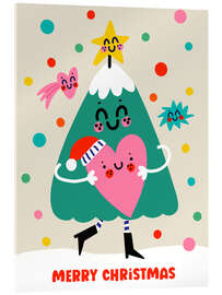 Acrylglasbild Merry Christmas