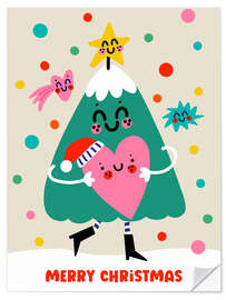 Wandsticker Merry Christmas