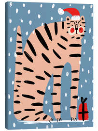 Leinwandbild Weihnachtstiger II