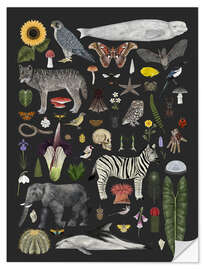 Wandsticker Charaktere der Natur II