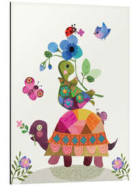 Alubild Niedliche Schildkröten