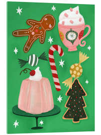 Acrylglasbild Weihnachtssüßigkeiten
