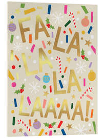 Acrylglasbild Weihnachtslied