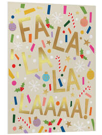 Hartschaumbild Weihnachtslied