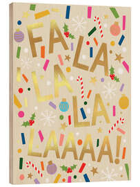 Holzbild Weihnachtslied