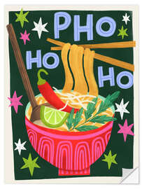 Wandsticker Pho ho ho