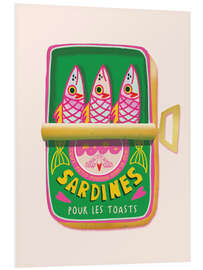 Hartschaumbild Sardines pour les toasts