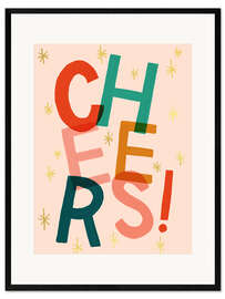 Gerahmter Kunstdruck Cheers!