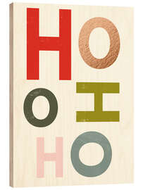 Holzbild Ho Ho Ho