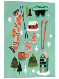 Acrylglasbild Winterstimmung