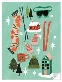 Wandsticker Winterstimmung