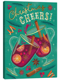 Leinwandbild Christmas Cheers!