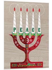 Hartschaumbild Peace chandelier - Amanda Shufflebotham