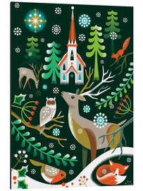 Alubild Verzauberter Winter Motiv