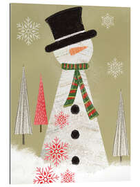 Gallery Print Schneemann mit Hut
