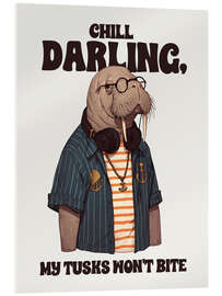 Acrylglasbild Chill darling - Golden Planet Prints