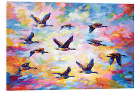 Acrylic print Towards Destination - Leon Devenice