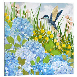 Gallery Print Kolibri im Sommergarten