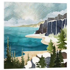 Acrylglasbild Winterstrand II - SpaceFrog Designs