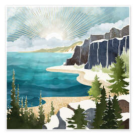 Wandbild Winterstrand II - SpaceFrog Designs