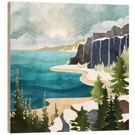 Holzbild Winterstrand II - SpaceFrog Designs