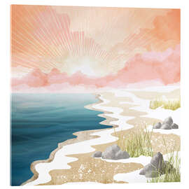 Acrylglasbild Winterstrand I - SpaceFrog Designs