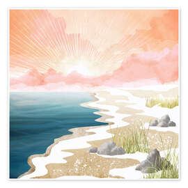 Wandbild Winterstrand I - SpaceFrog Designs