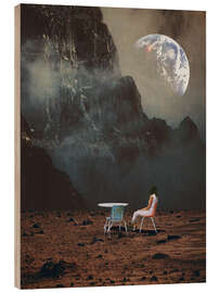 Holzbild Where have you gone without me II - Frank Moth