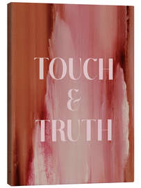 Leinwandbild Soft Poems - Touch and Truth - treechild