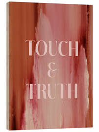 Holzbild Soft Poems - Touch and Truth - treechild