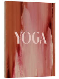 Holzbild Soft Poems - Yoga