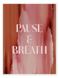 Wandbild Soft Poems - Pause and Breath - treechild