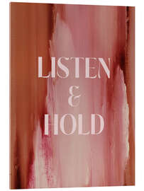 Acrylglasbild Soft Poems - Listen and Hold - treechild