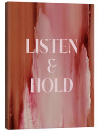 Leinwandbild Soft Poems - Listen and Hold - treechild
