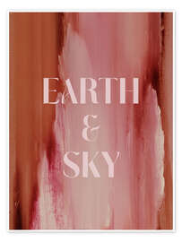 Wandbild Soft Poems - Earth and Sky - treechild