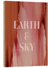 Holzbild Soft Poems - Earth and Sky - treechild