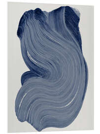 Hartschaumbild Indigo Drift