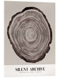 Acrylglasbild Silent Archive - treechild